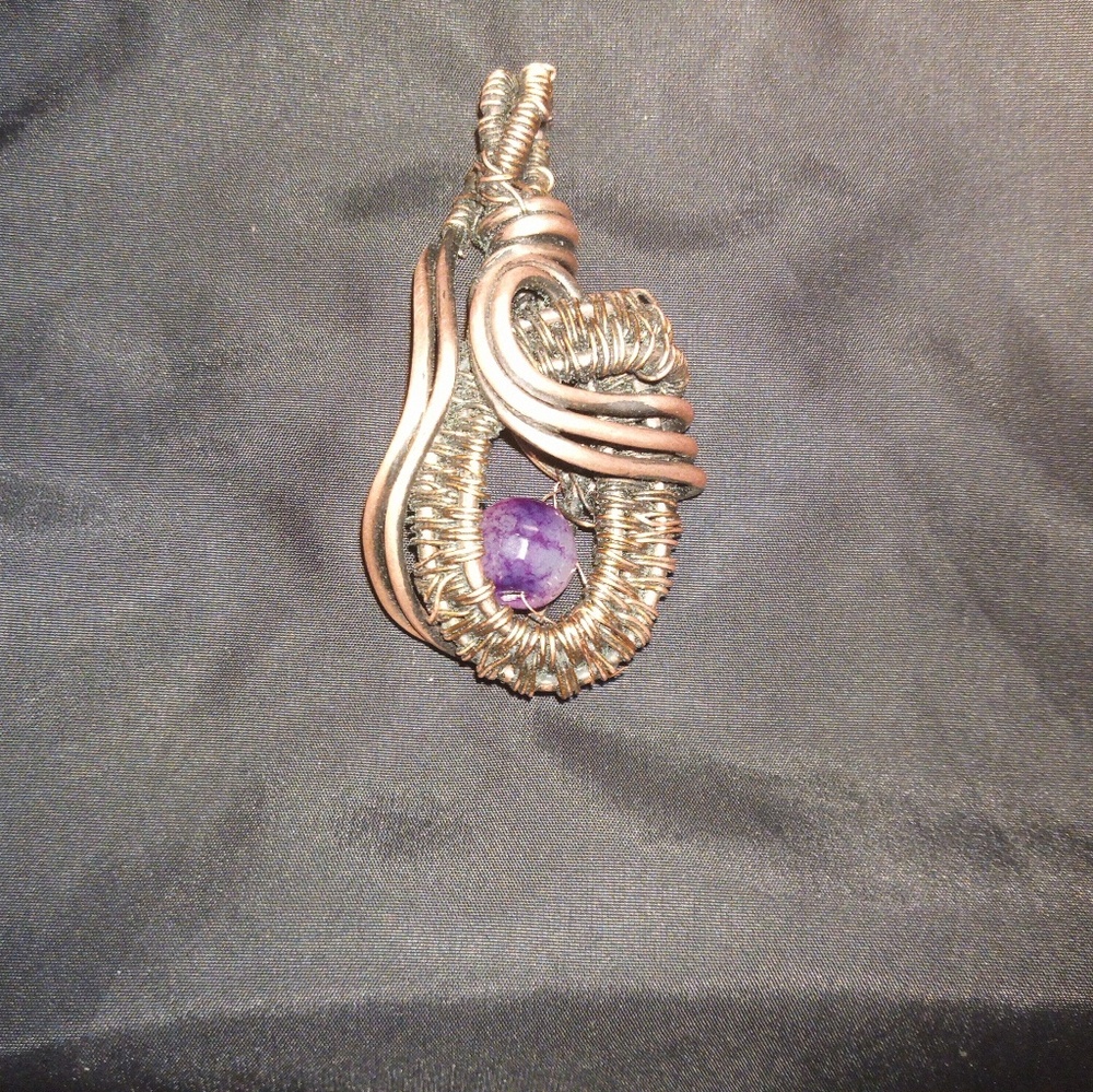 Handmade copper pendant